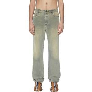 NEW DIESEL men's d-rekiv washed straight fit denim jeans in grey